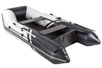 купить Лодка ПВХ БРОНЯ 280 Белый - чёрный в Москве - фото 