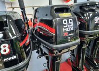 купить 2х-тактный лодочный мотор HDX R SERIES T 9.9 BMS Б/У в Москве - фото 