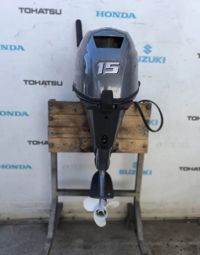купить 4х-тактный лодочный мотор YAMAHA F15CMHS Б/У в Москве - фото 