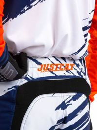 купить Мотоштаны Sharmax White-Orange в Москве - фото 