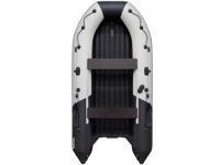 купить Лодка ПВХ РИВЬЕРА Компакт 3800 нднд "комби" светло-серый/черный в Москве - фото 