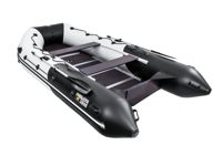 купить Лодка ПВХ РИВЬЕРА Максима 3800 СК "Комби" светло-серый/черный в Москве - фото 