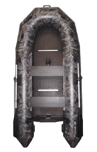 купить Лодка ПВХ МУССОН 3000 СК Камуфляж в Москве - фото 
