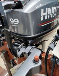 купить 2х-тактный лодочный мотор HND OB9.9 HS Б/У в Москве - фото 