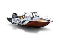 купить Комплект Алюминиевая лодка (катер) Mikatsu (Микатсу) 570 (Z43) Sport + мотор Yamaha F115BETL в Москве - фото 