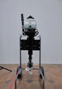 купить 2х-тактный лодочный мотор HIDEA HD5FHS Б/У в Москве - фото 