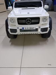 купить Детский электромобиль Джип Mercedes G650 Ultra New белый в Москве - фото 
