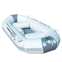 купить Гребная лодка ПВХ MAGNUM PRO 300 (Серая) гребная, с возможностью установки транца в Москве - фото 