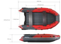 купить Лодка ПВХ SKAT Тритон 400NDFi с интегрированным фальшбортом в Москве - фото 