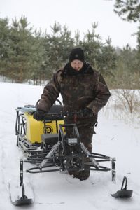 купить Мотобуксировщик РЫБАК PKD. PSD 20 л.с. (длинная база 1430мм) в Москве - фото 