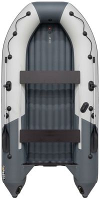 купить Лодка ПВХ РИВЬЕРА Компакт 3800 нднд "комби" светло-серый/графит в Москве - фото 