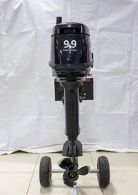 купить 2х-тактный лодочный мотор NISSAN MARINE NS 9.9 D2 S Б/У в Москве - фото 