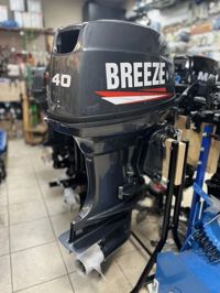 купить 2х-тактный лодочный мотор BREEZE T40BWS-RPT Б/У в Москве - фото 
