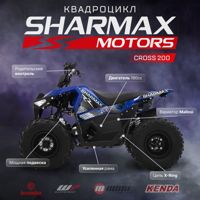 купить Квадроцикл SHARMAX Cross 200 (2024) в Москве - фото 
