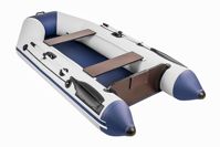 купить Лодка ПВХ АКВА 2800 Серый - синий в Москве - фото 
