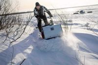 купить Мотобуксировщик БТС Стандарт ПРО 15 л.с. в Москве - фото 