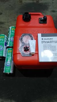 купить 2х-тактный лодочный мотор SUZUKI DT15AS Б/У в Москве - фото 