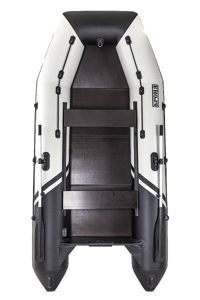 купить Лодка ПВХ БРОНЯ 320 С Белый - чёрный в Москве - фото 