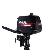 купить 2х-тактный лодочный мотор HANGKAI T 5.0 HP в Москве - фото 