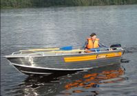 купить Алюминиевая лодка WELLBOAT-46 в Москве - фото 