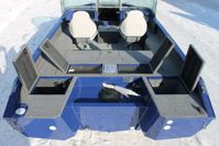 купить Катер-лодка алюминиевая WINDBOAT 4.6 DC EvoFish в Москве - фото 