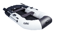 купить Гребная лодка ПВХ ТАЙМЕНЬ N-270 НД серый-чёрный в Москве - фото 