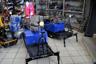 купить Мотобуксировщик ЛИДЕР - 2 16 л.с. в Москве - фото 