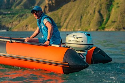 купить 2х-тактный лодочный мотор SHARMAX SM9.9HS в Москве - фото 