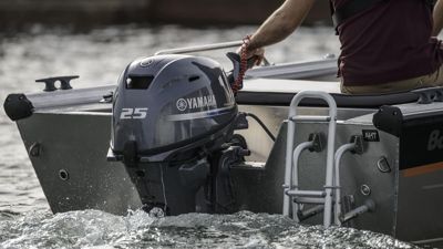купить 4х-тактный лодочный мотор YAMAHA F25GMHS в Москве - фото 