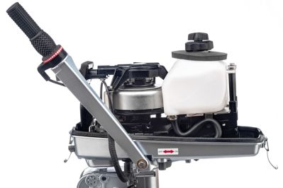 купить 2х-тактный лодочный мотор SHARMAX SM4HS (2024) в Москве - фото 