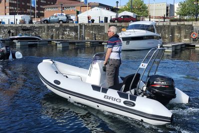 купить Лодка РИБ BRIG FALCON RIDER 400 в Москве - фото 