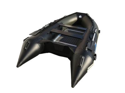 купить Лодка ПВХ STORMLINE Flexiteek 380 (черно-зеленая/красно-черная) (2024) в Москве - фото 