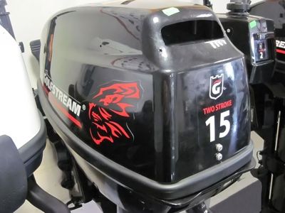 купить 2х-тактный лодочный мотор GOLFSTREAM Т 15 ВМS Б/У в Москве - фото 