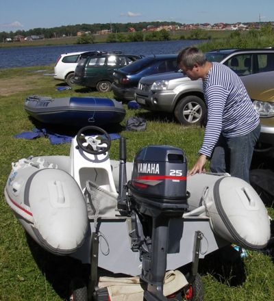 купить 2х-тактный лодочный мотор YAMAHA 25BWCS в Москве - фото 