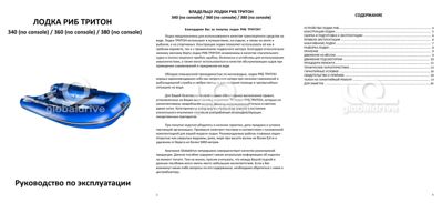 купить Лодка РИБ ТРИТОН 340 (NO CONSOLE) в Москве - фото 