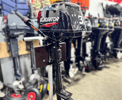 купить 2х-тактный лодочный мотор ГЛАДИАТОР G30FHS с электростартером в Москве - фото 