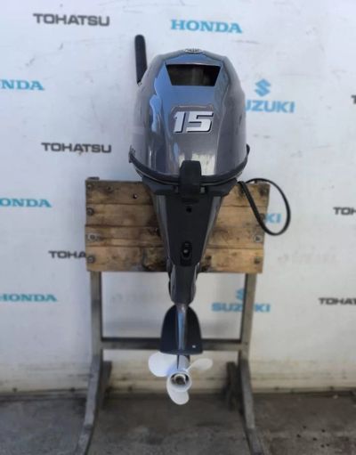 купить 4х-тактный лодочный мотор YAMAHA F15CMHS Б/У в Москве - фото 
