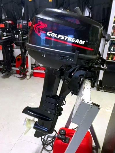 купить 2х-тактный лодочный мотор GOLFSTREAM T 9.8 BMS Б/У в Москве - фото 