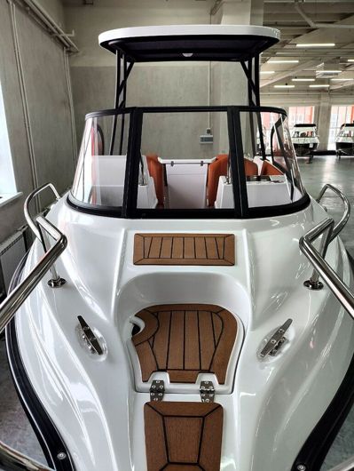 купить Катер-лодка алюминиевая BOSSFORR 580 BIMINI в Москве - фото 