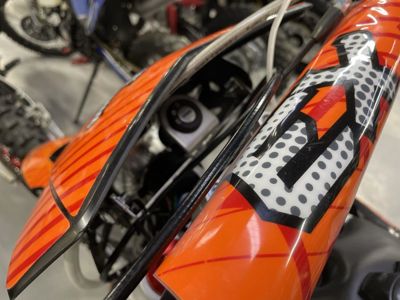 купить Мотоцикл BSE EX Blue Orange Ant 17/14 PITBIKE в Москве - фото 