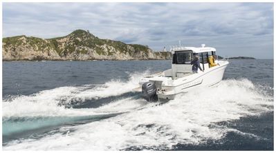 купить Комплект Алюминиевая лодка (катер) Mikatsu (Микатсу) 570 (Z43) Premium + мотор Yamaha F115BETL в Москве - фото 