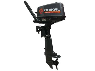 купить 2х-тактный лодочный мотор BAIKAL 6HP с баком в Москве - фото 