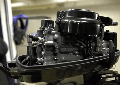 купить 2х-тактный лодочный мотор YAMAHA 40XWS Б/У в Москве - фото 