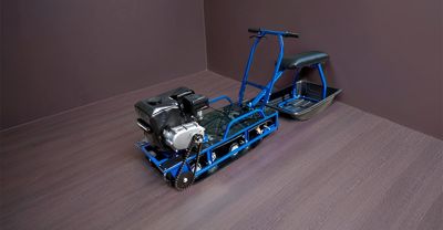 Мотобуксировщик Альбатрос-L 9 PRO с фарой в Москве