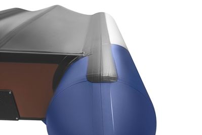 купить Лодка ПВХ БРОНЯ 340 СК Белый - синий в Москве - фото 