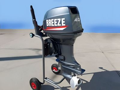 купить 2х-тактный лодочный мотор BREEZE T40BMS Б/У в Москве - фото 