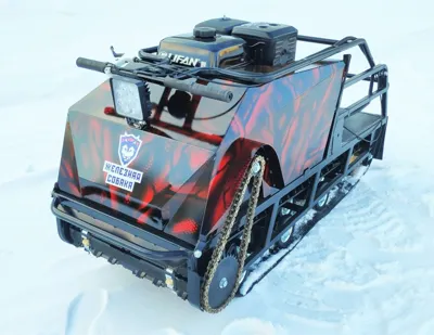 купить Мотобуксировщик ЖЕЛЕЗНАЯ СОБАКА M500 9 л.с в Москве - фото 