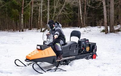 купить Мини-снегоход БУРЛАК Егерь FOX-M 20 л.с. в Москве - фото 