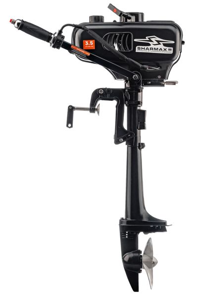 купить 2х-тактный лодочный мотор SHARMAX SM3.5HS Lite (2024) в Москве - фото 