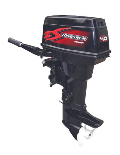 купить 2х-тактный лодочный мотор ZONGSHEN T40BMS (руль+пульт) в Москве - фото 